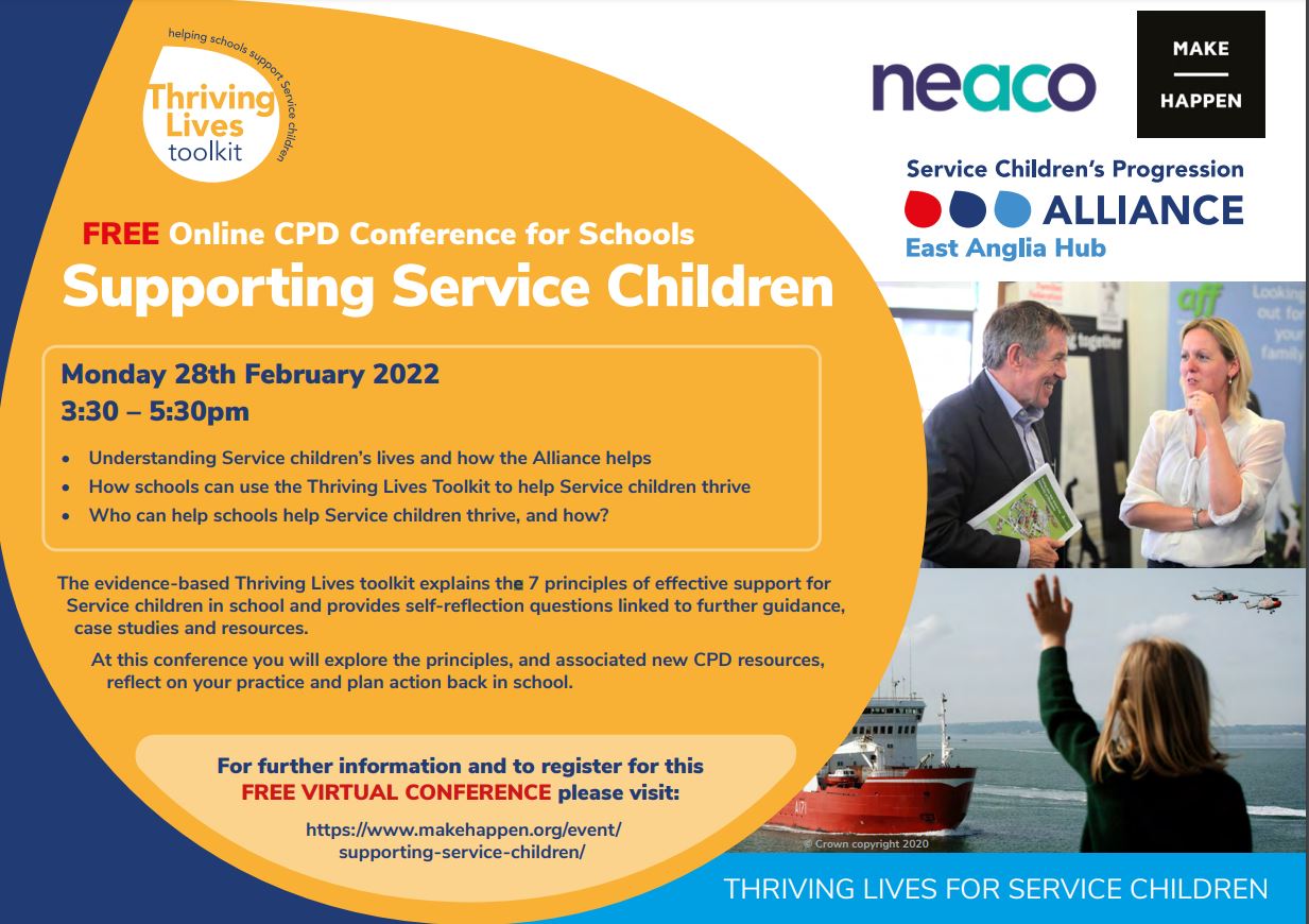 Supporting Service Children Online CDP Conference for Schools Cobseo