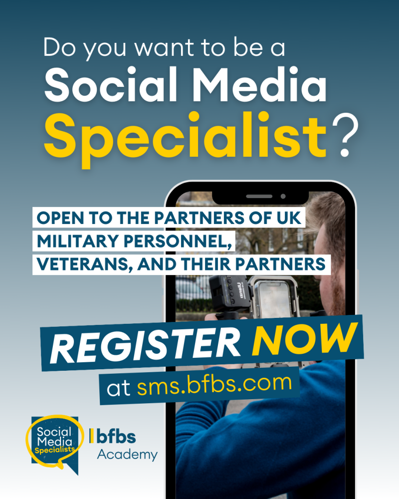 Free Social Media Training Programme for Military Partners, Veterans